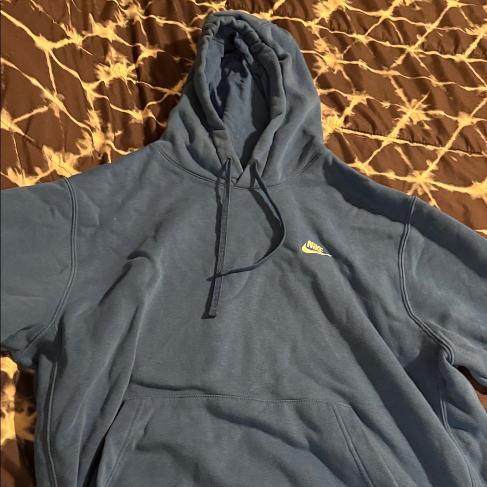 Nike Men's Slate Blue Hoodie